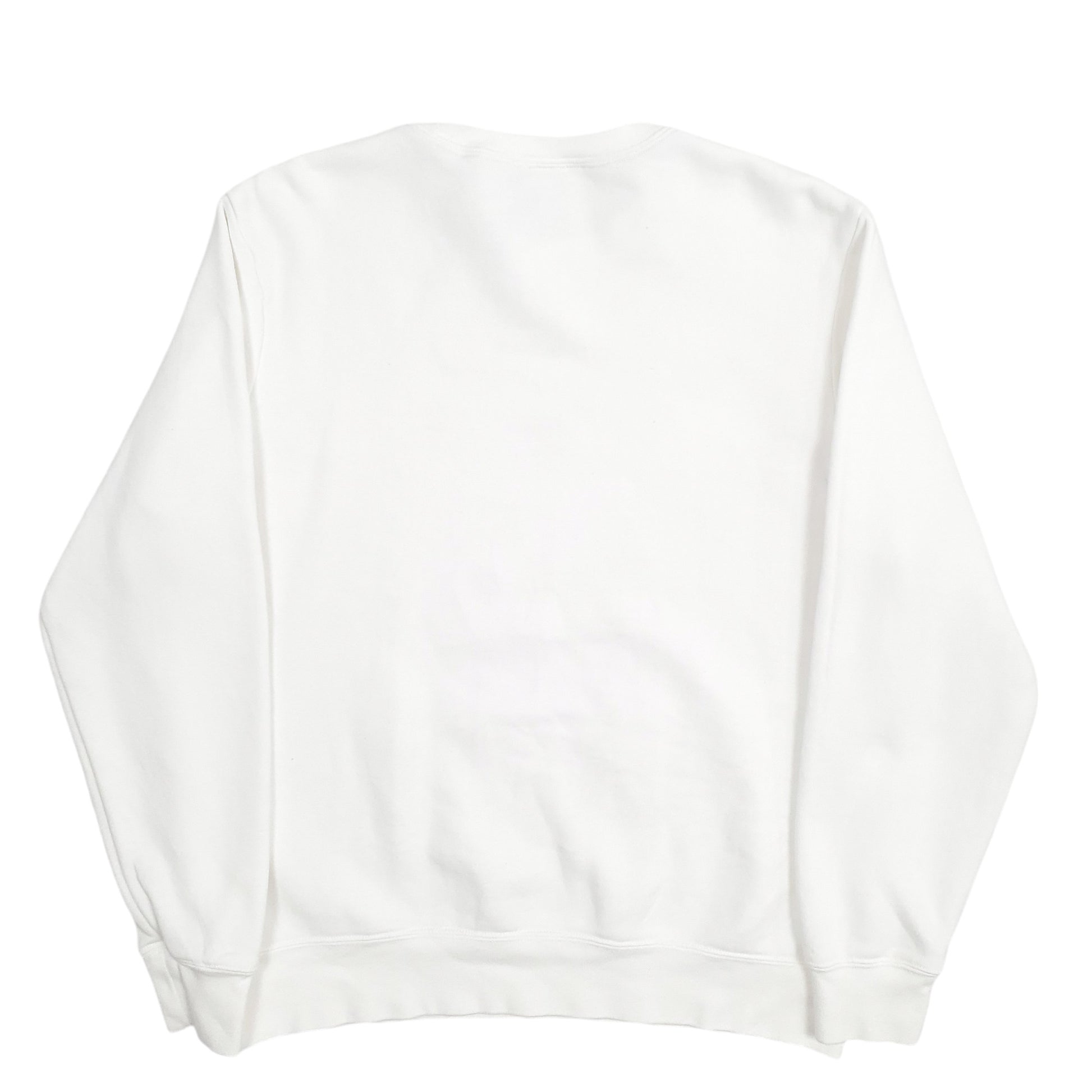 Mens White Nike Chain Crewneck Jumper