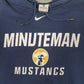Mens Navy Nike Minuteman Mustangs Hoodie Jumper