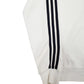 Mens White Adidas Spellout Hoodie Jumper