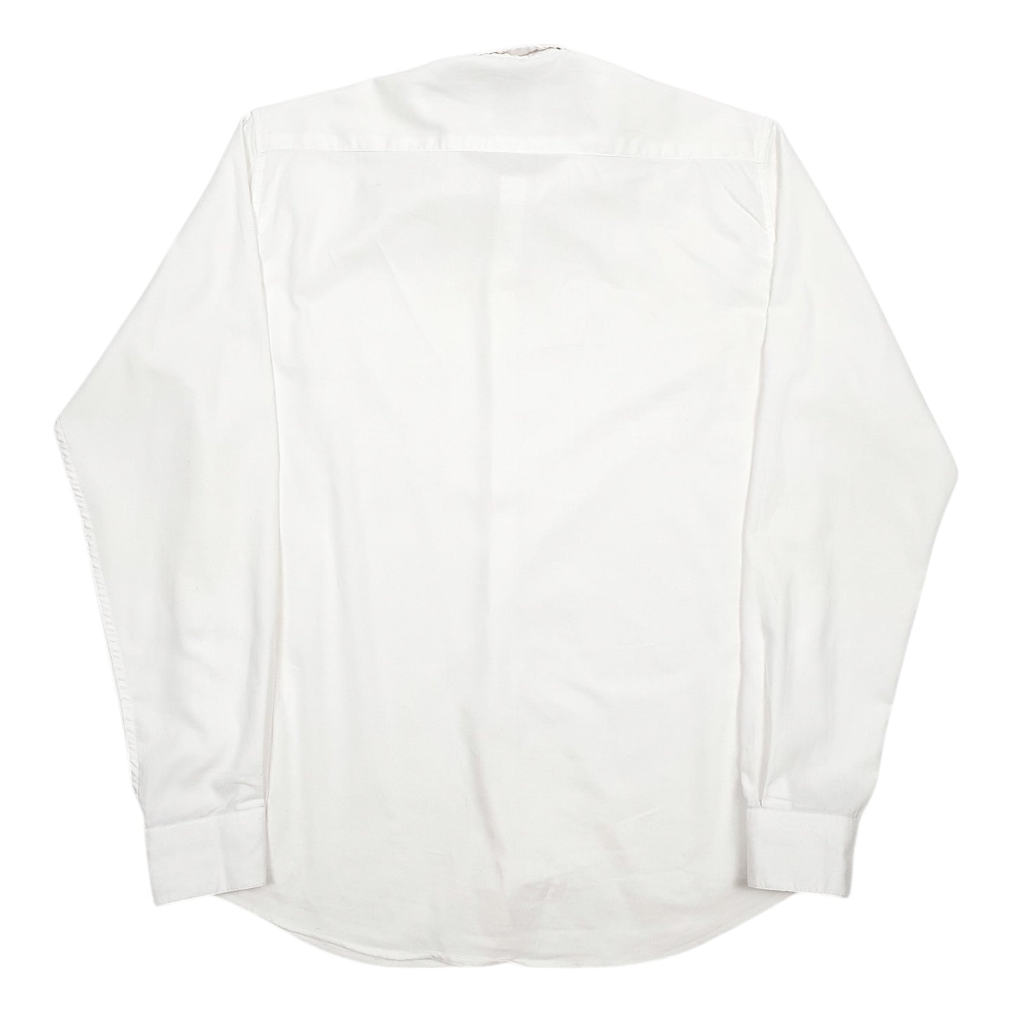 Mens White Burberry  Long Sleeve Shirt