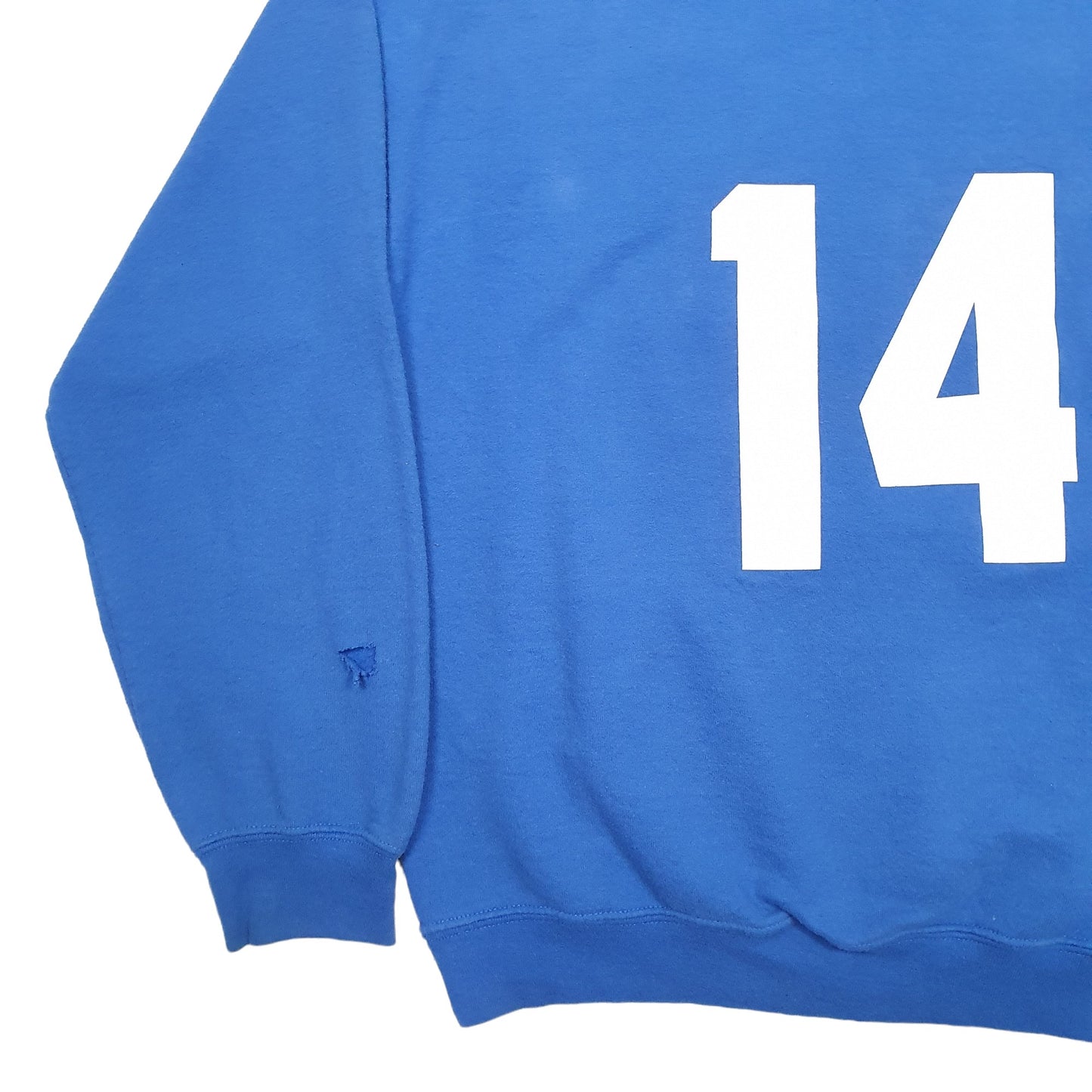 Womens Blue Gildan USA College Charlotte Rivals Basketball Hoodie Jumper