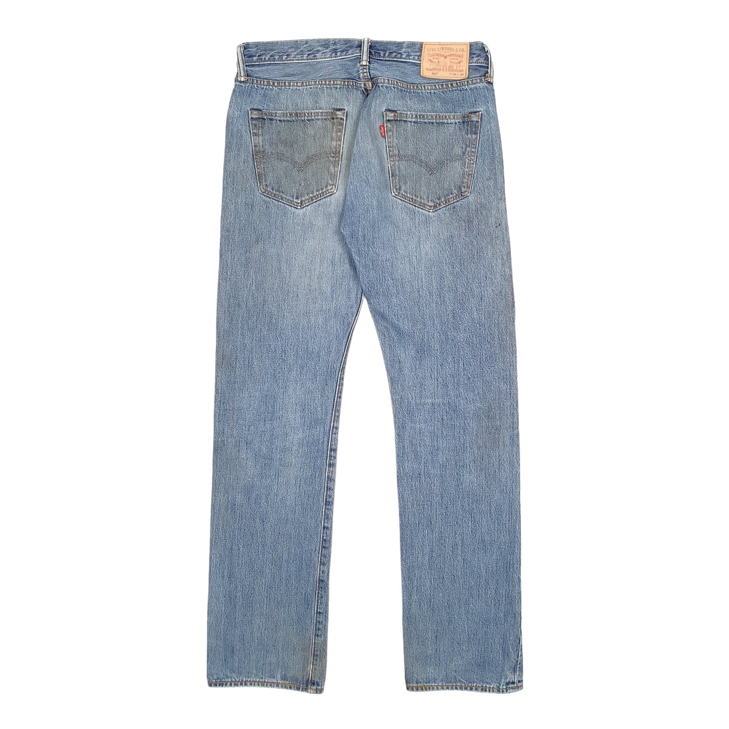Mens Blue Levis  501 JeansW34 L34
