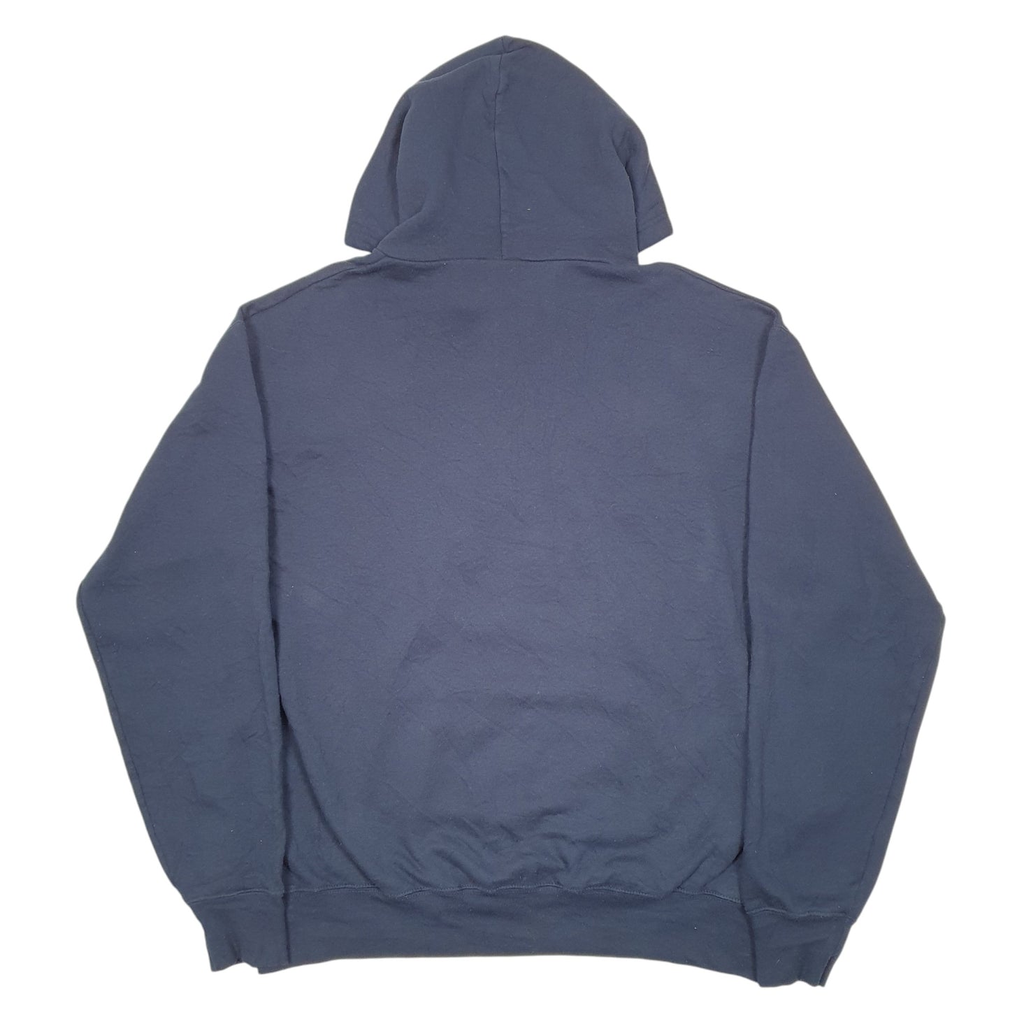 Mens Navy Champion UNC Bears College USA Spellout Football Hoodie Jumper