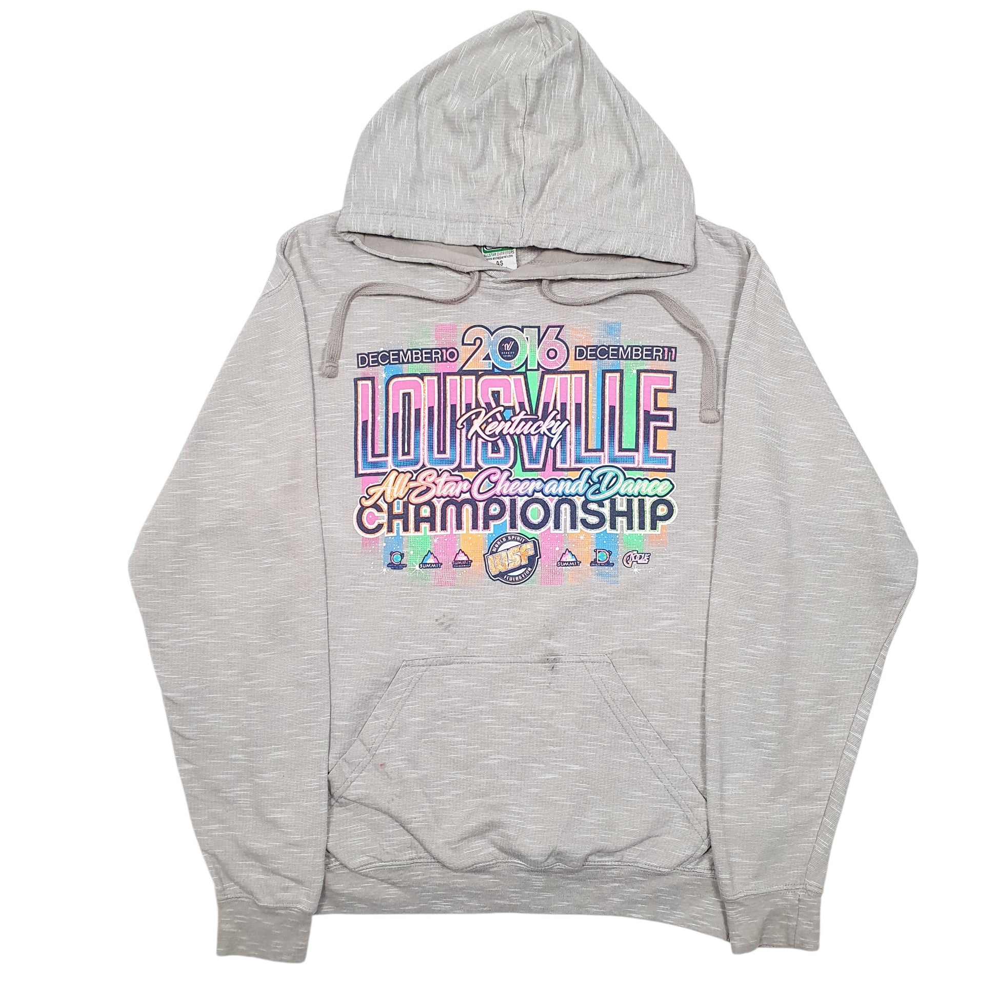 Womens Grey ASO Louisville Cheer Dance Championships 2016 WSF Hoodie Jumper