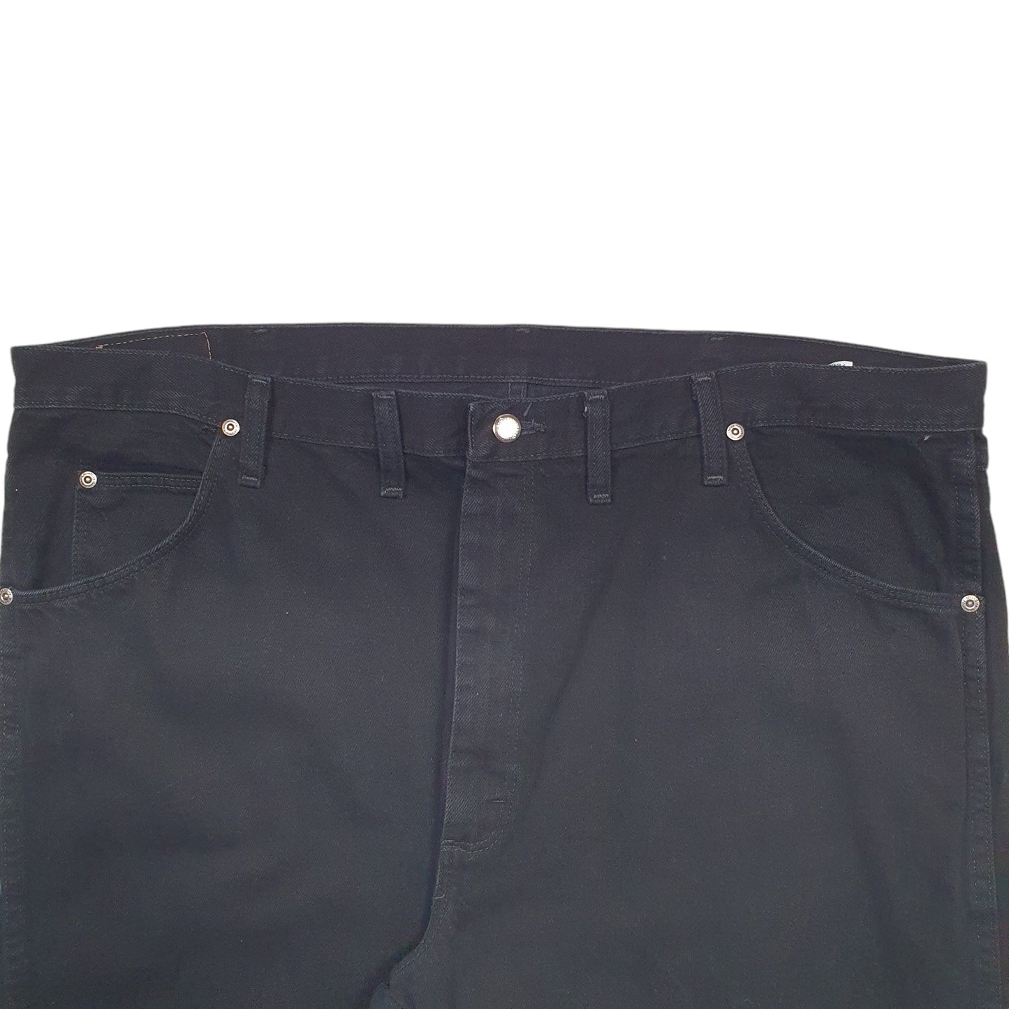 Mens Black Wrangler  Relaxed JeansW44 L29