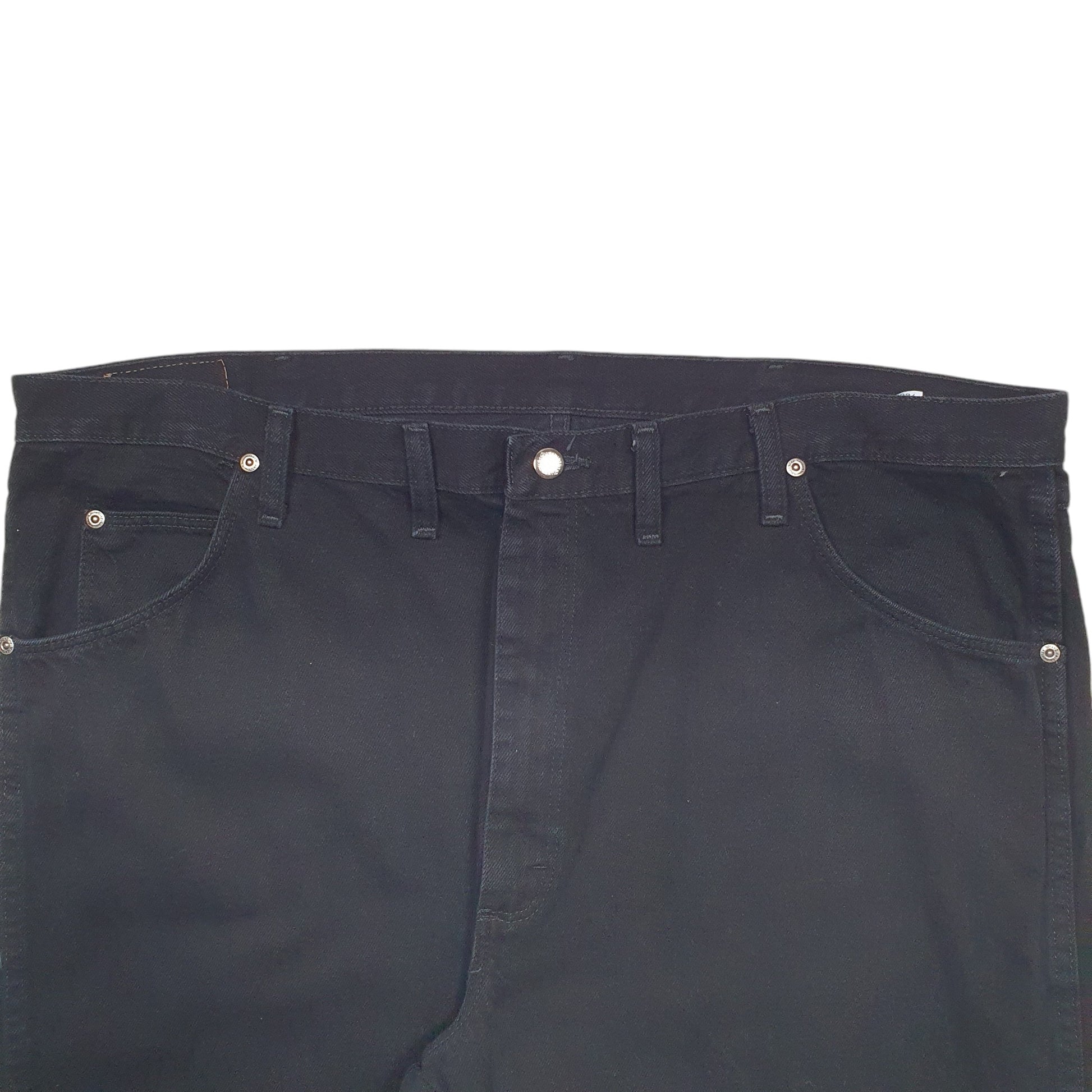 Mens Black Wrangler  Relaxed JeansW44 L29
