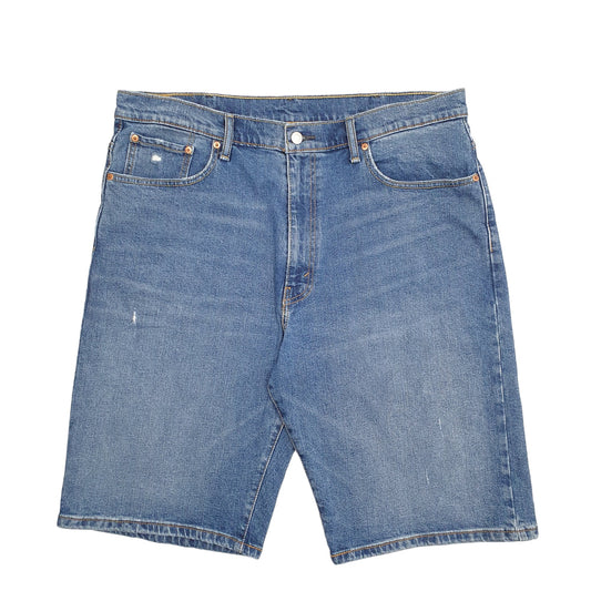 Mens Blue Levis Denim Jeans Jorts Denim Shorts