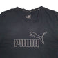 Mens Black Puma Spellout Short Sleeve T Shirt