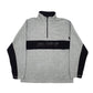 Mens Grey Tommy Hilfiger Vintage 90s Spellout Quarter Zip Jumper