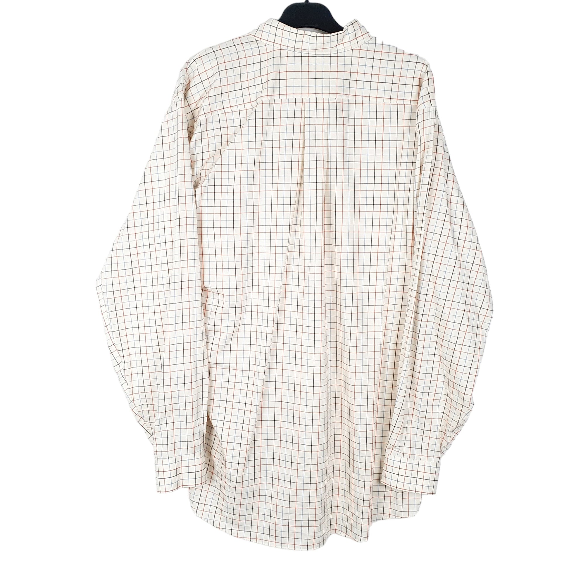 Mens Cream L.L.Bean Tall Long Sleeve Shirt