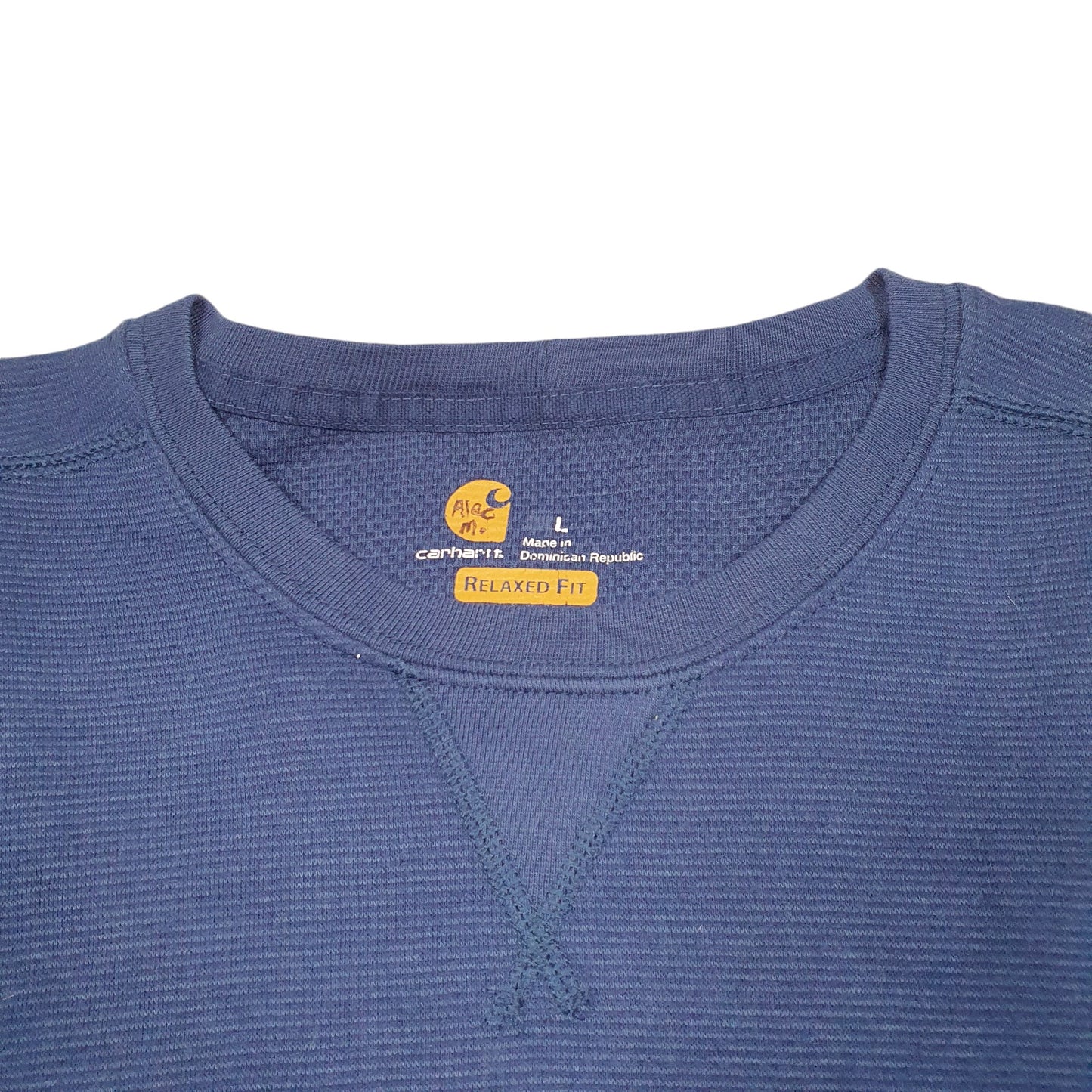 Mens Navy Carhartt Workwear Crewneck Jumper