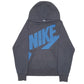 Mens Black Nike Spellout Hoodie Jumper