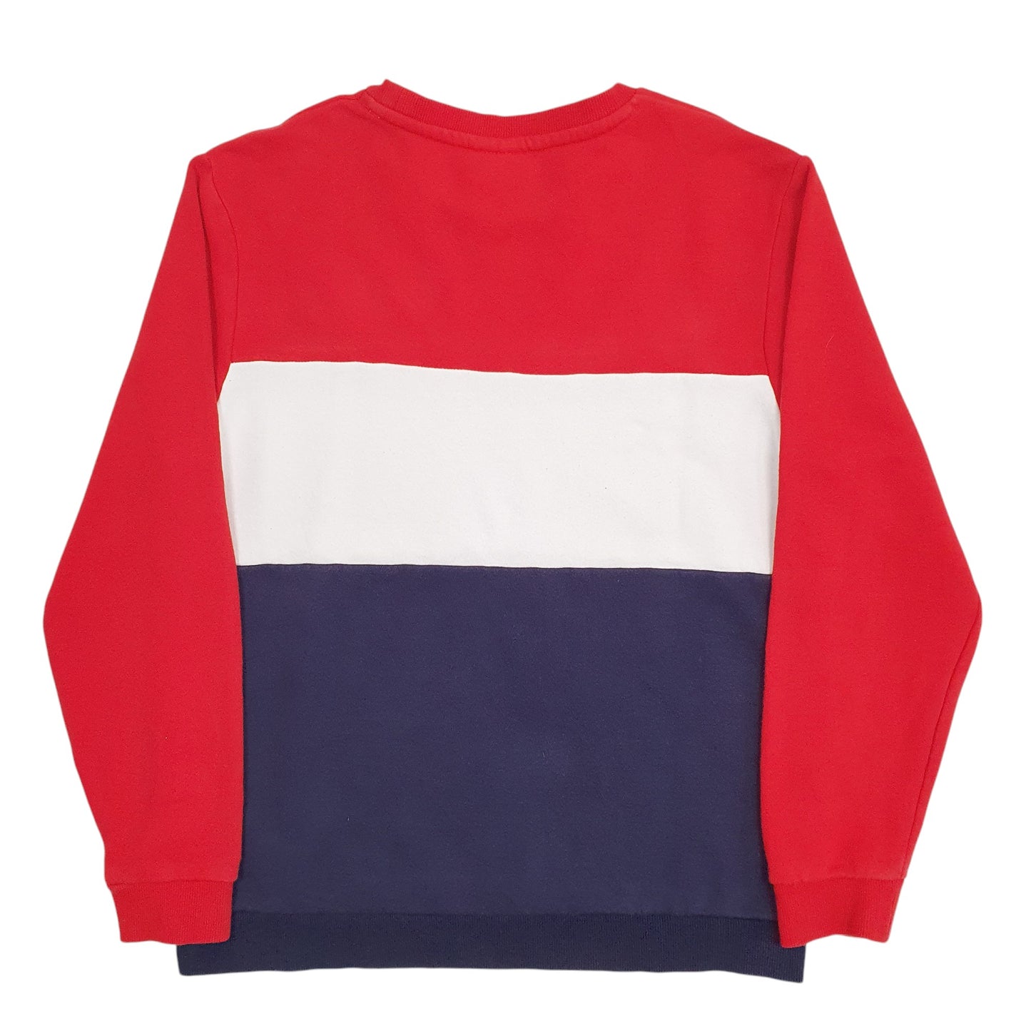Mens Navy Fila Spellout Crewneck Jumper