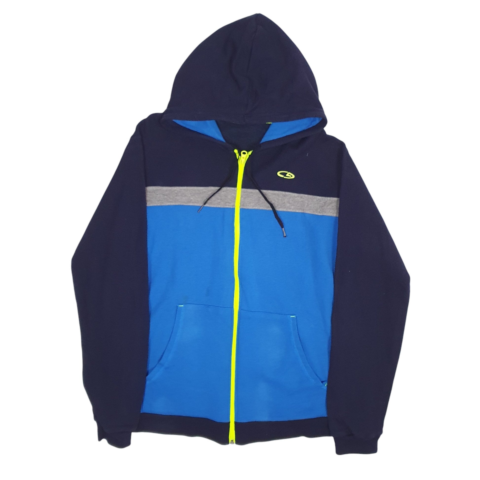 Mens Blue Champion  Full Zip Jumper