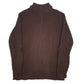 Mens Brown Ko Ko Knits Knitwear Vintage Talon Zip Quarter Zip Jumper