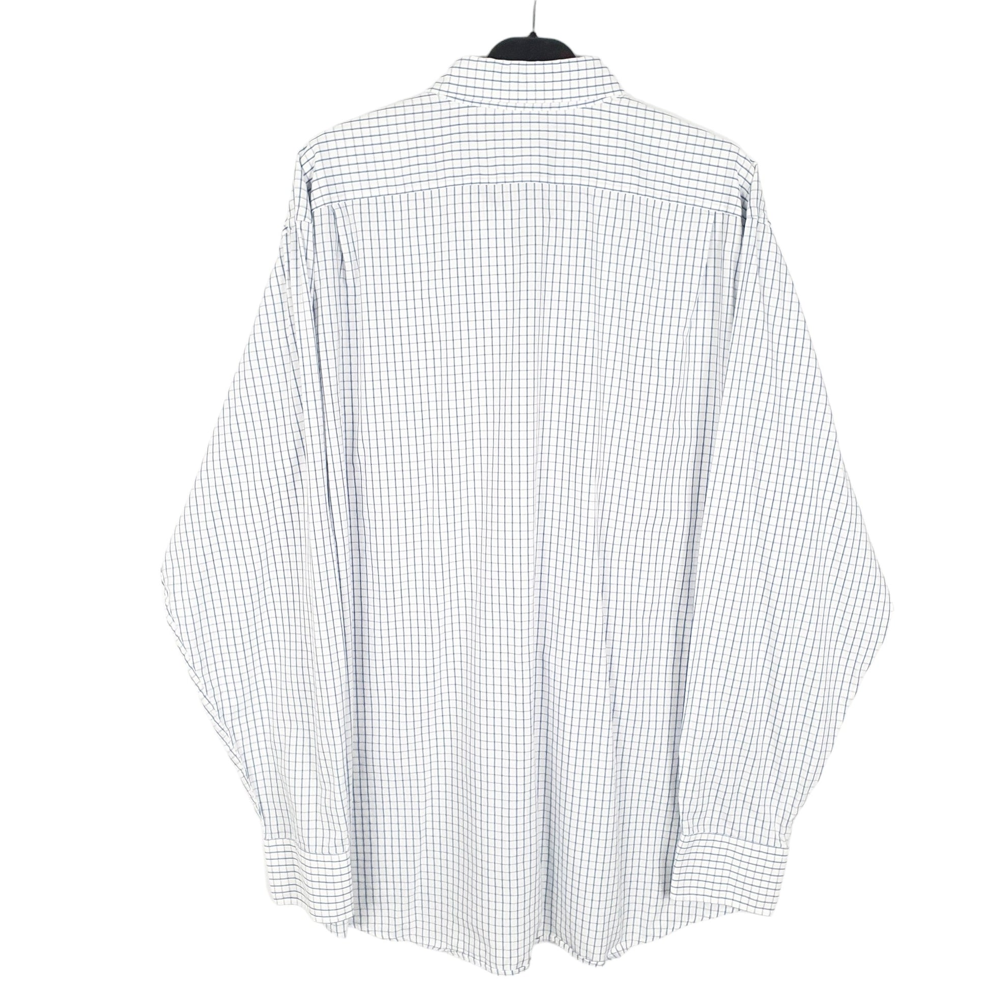 Mens White Lacoste  Long Sleeve Shirt