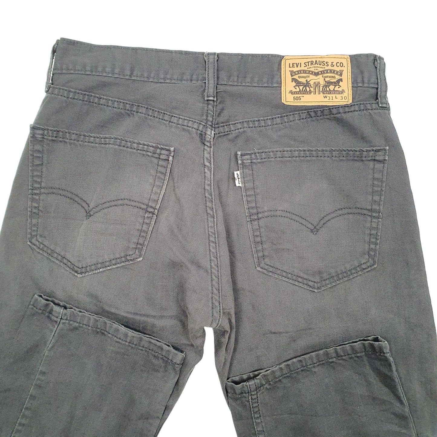 Mens Grey Levis  505 JeansW31 L30