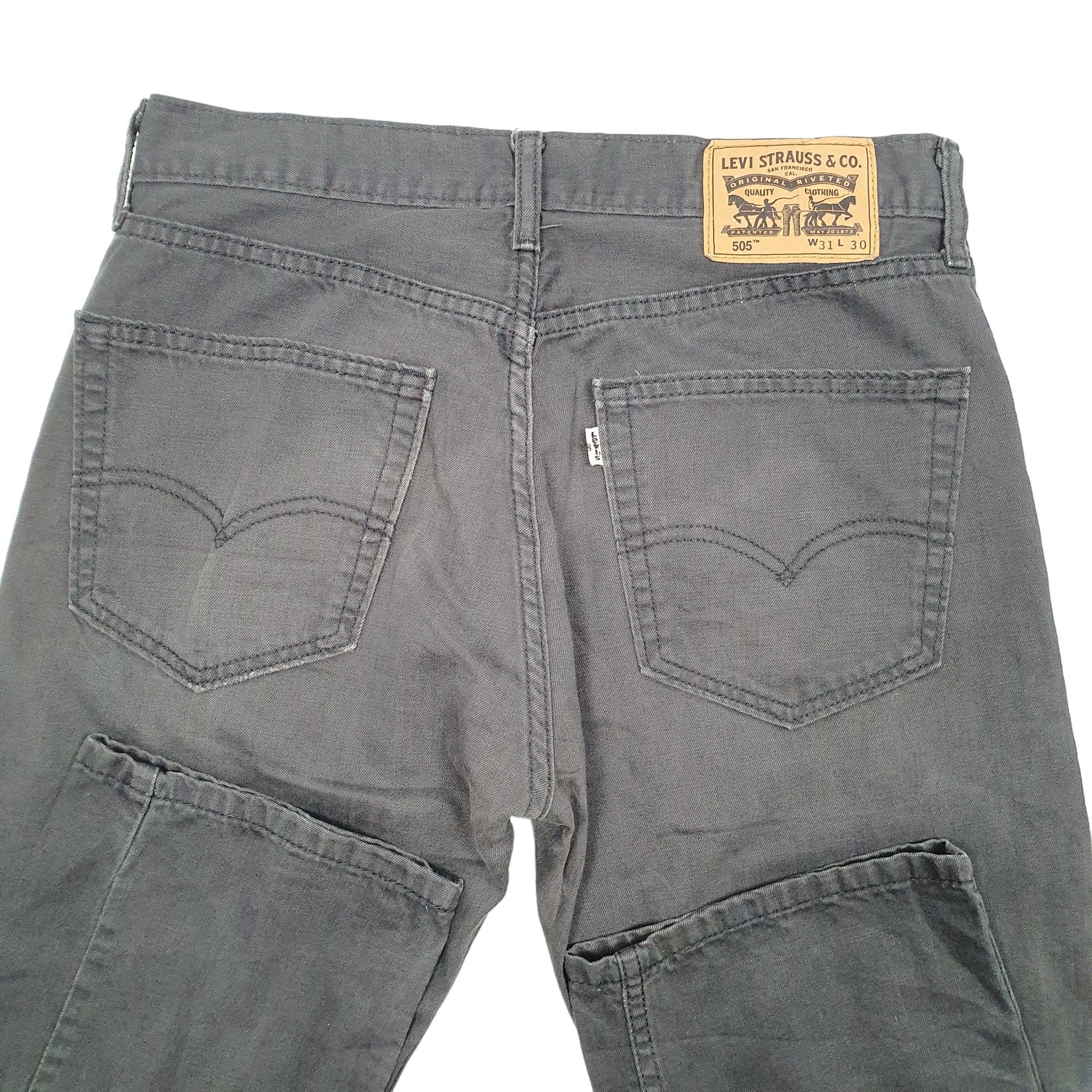 Mens Grey Levis  505 JeansW31 L30