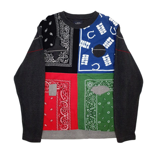 Mens Grey Sonoma Reworked Crewneck Jumper