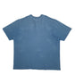 Mens Blue Carhartt Button Up Short Sleeve T Shirt