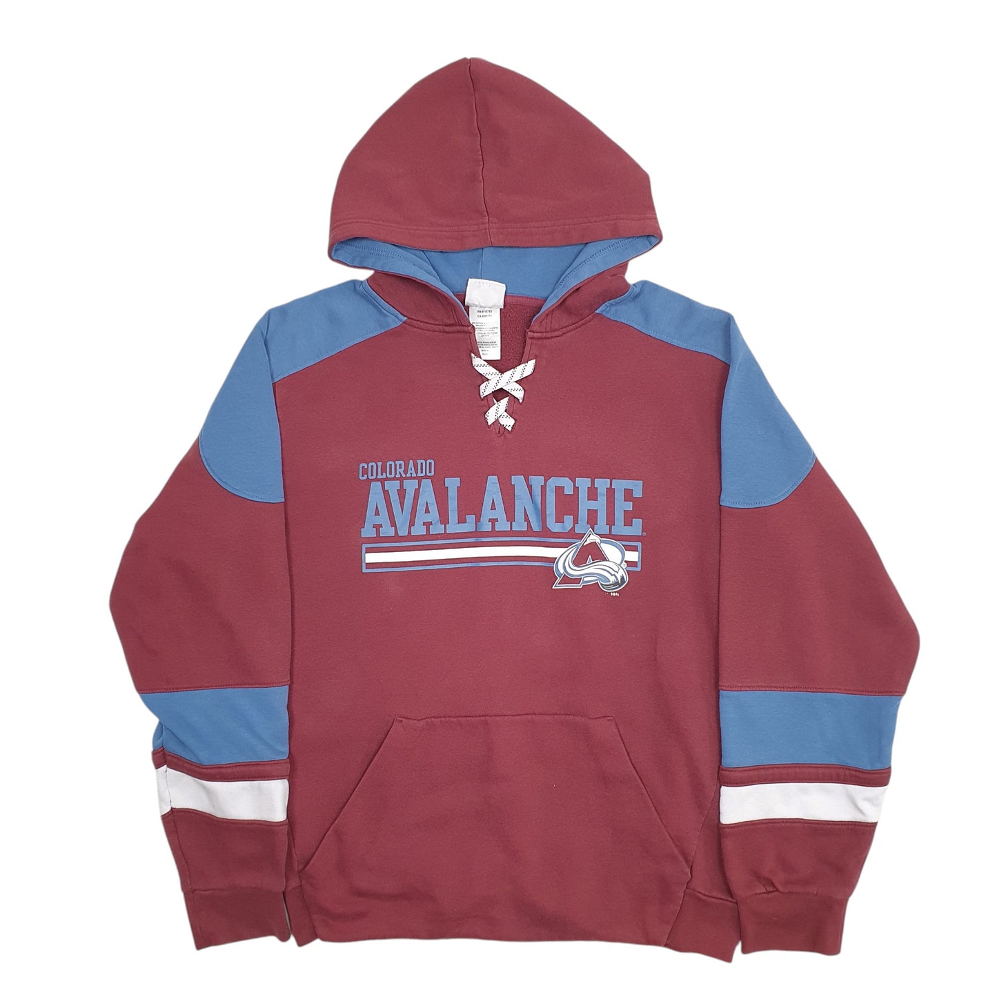 Mens Burgundy NHL Colorado Avalanche Hockey Hoodie Jumper