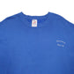 Mens Blue Jerzees Made In USA Vintage 90's Crewneck Jumper