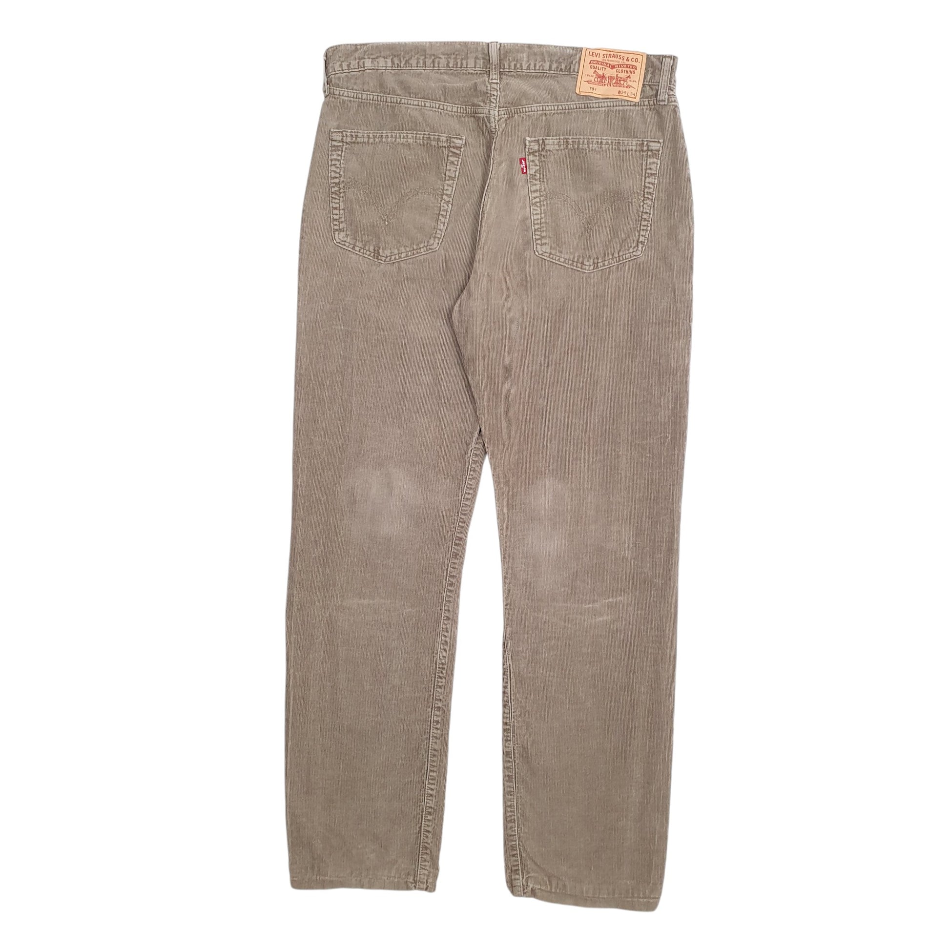 Mens Brown Levis  Corduroy Trousers