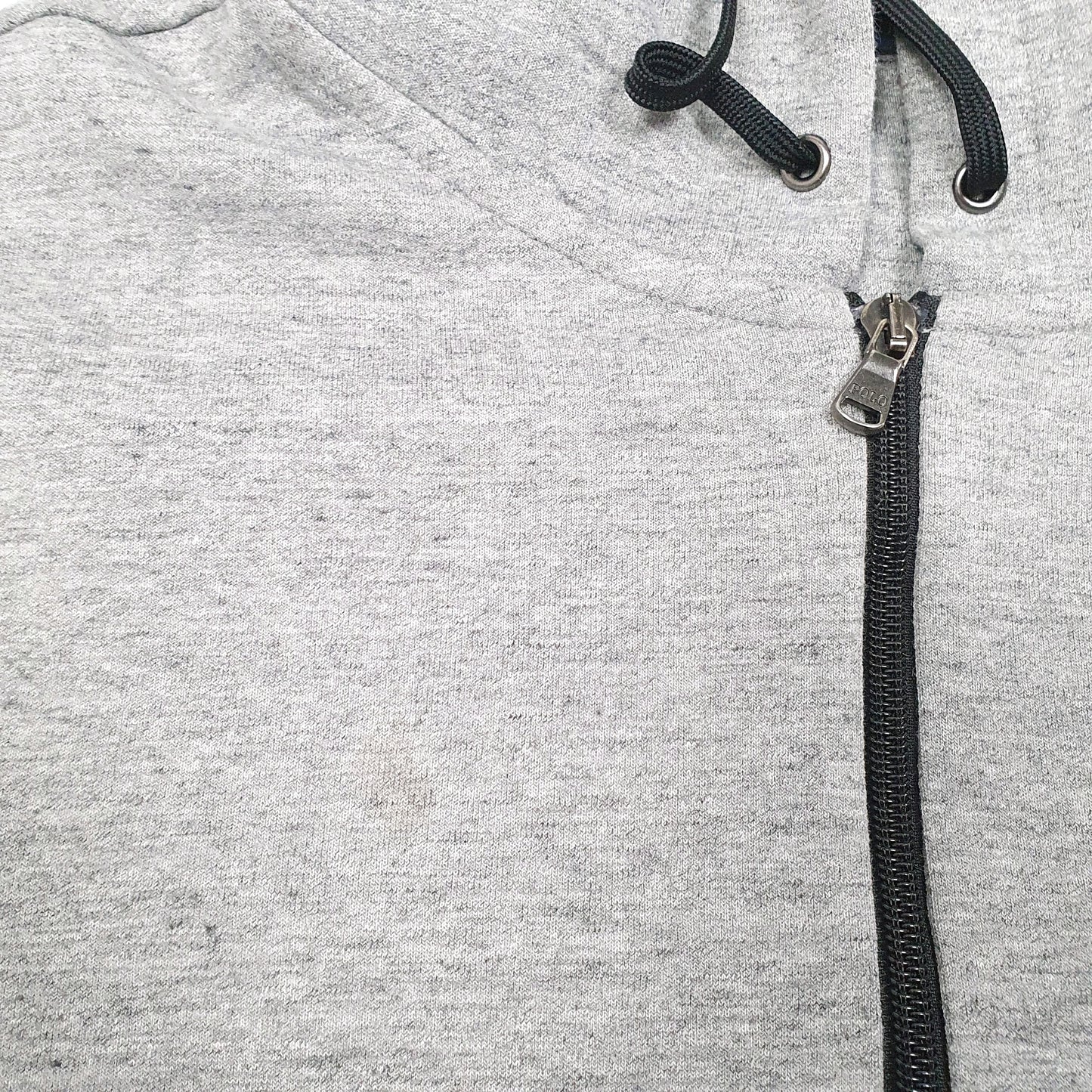 Mens Grey Polo Ralph Lauren Hoodie Full Zip Jumper