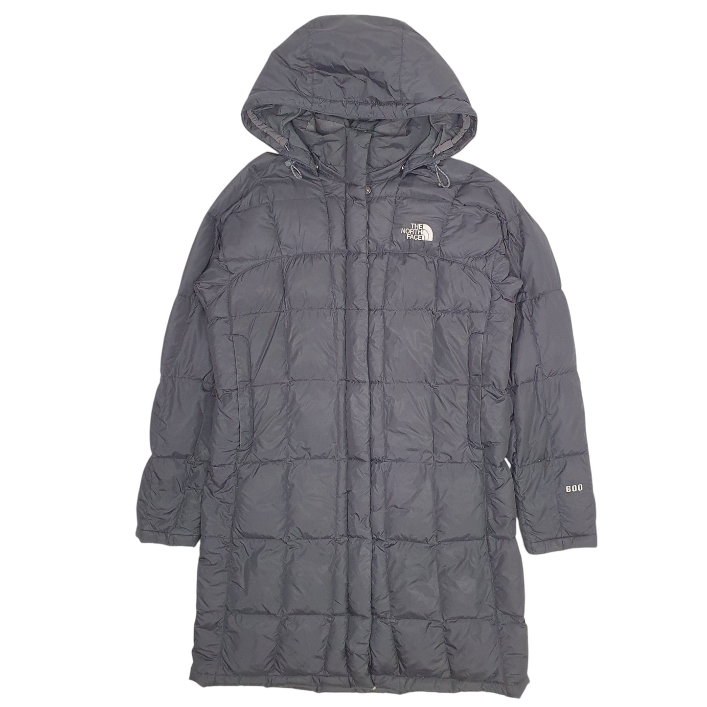 Womens Black The North Face Longline Trench Parka 600  Coat