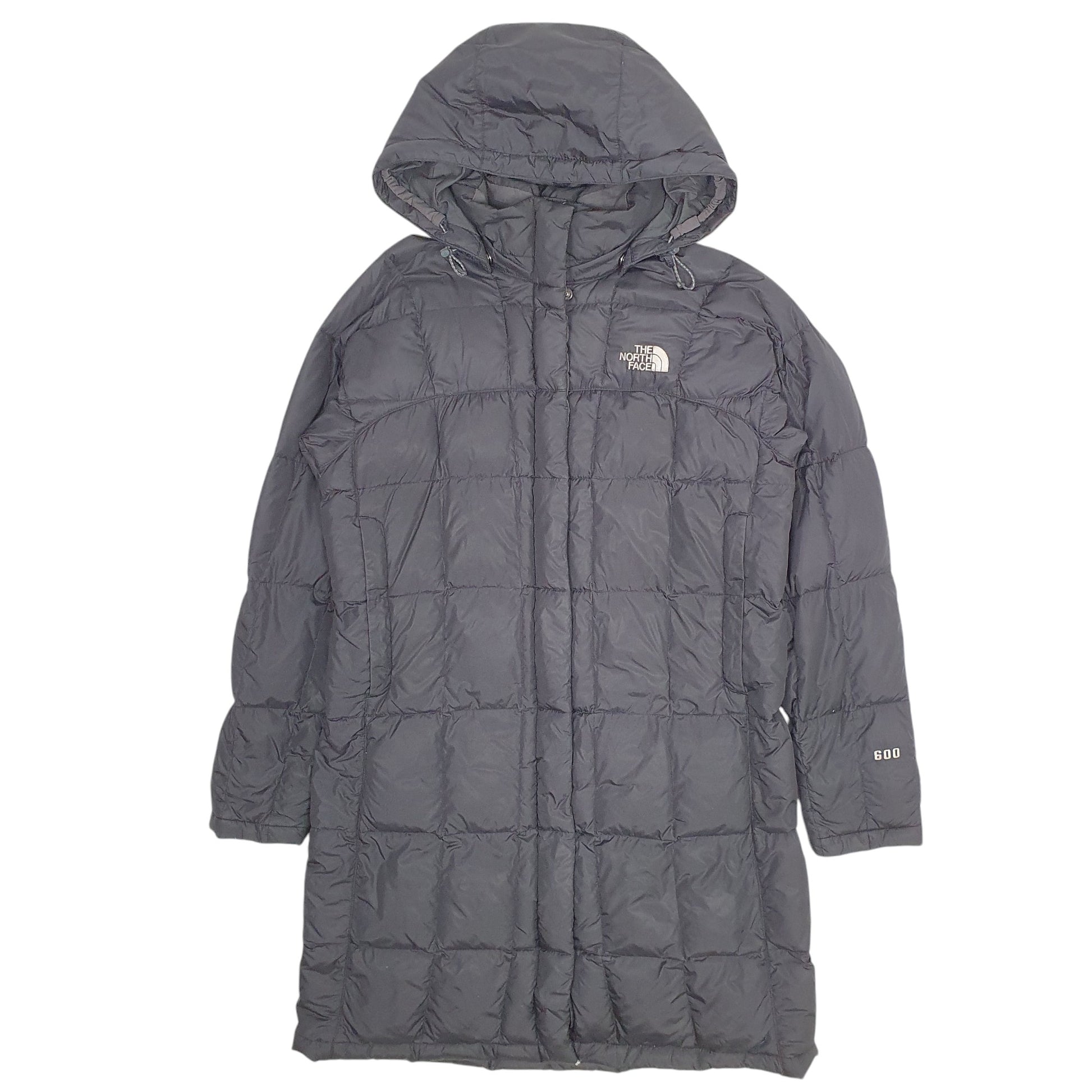 Womens Black The North Face Longline Trench Parka 600  Coat