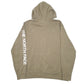 Mens Khaki The North Face Grizzly Bear Sleeve Spellout Hoodie Jumper