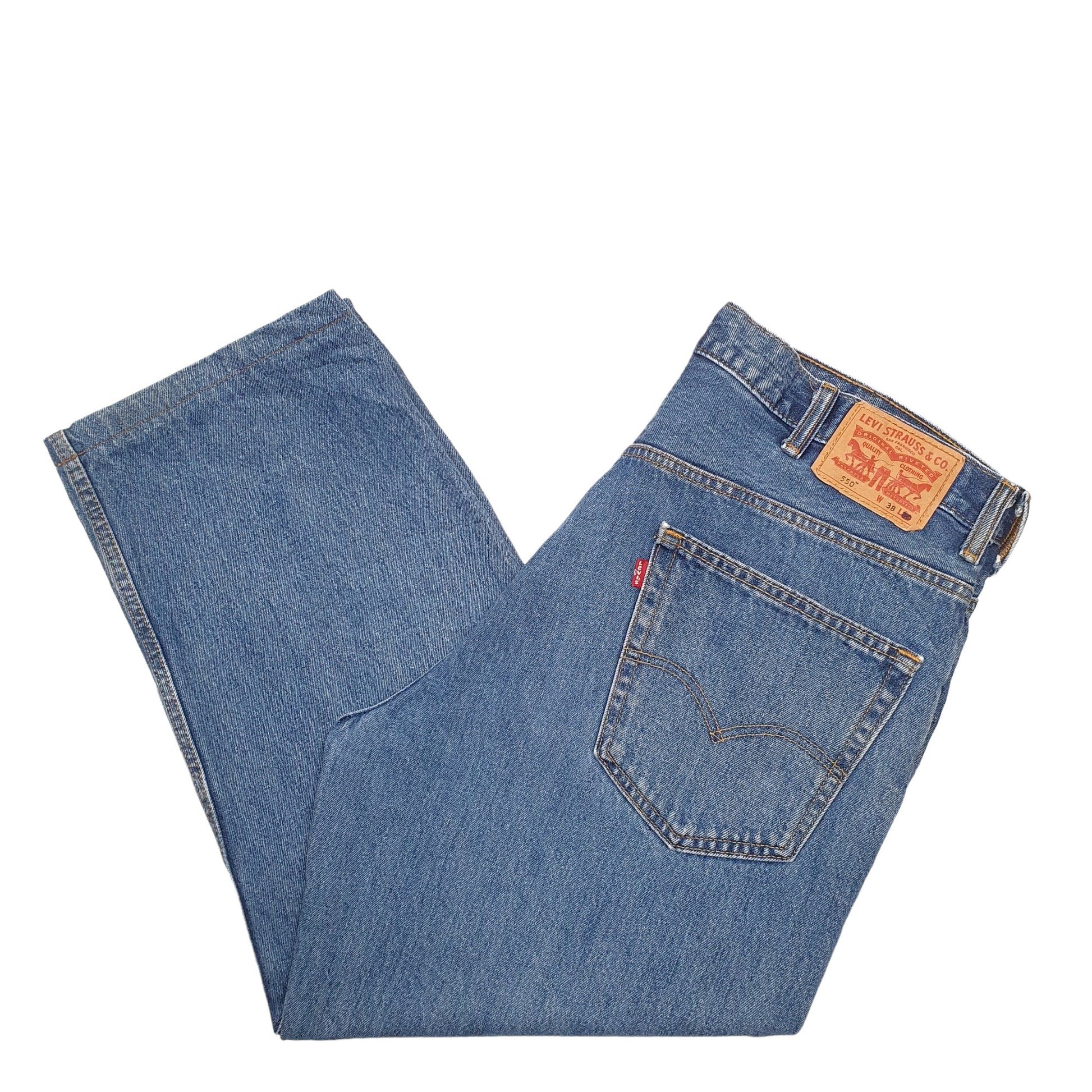 Mens Blue Levis  550 JeansW38 L27