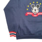 Womens Navy Disney Mickey Mouse Vintage 1980s Made In USA Crewneck Jumper