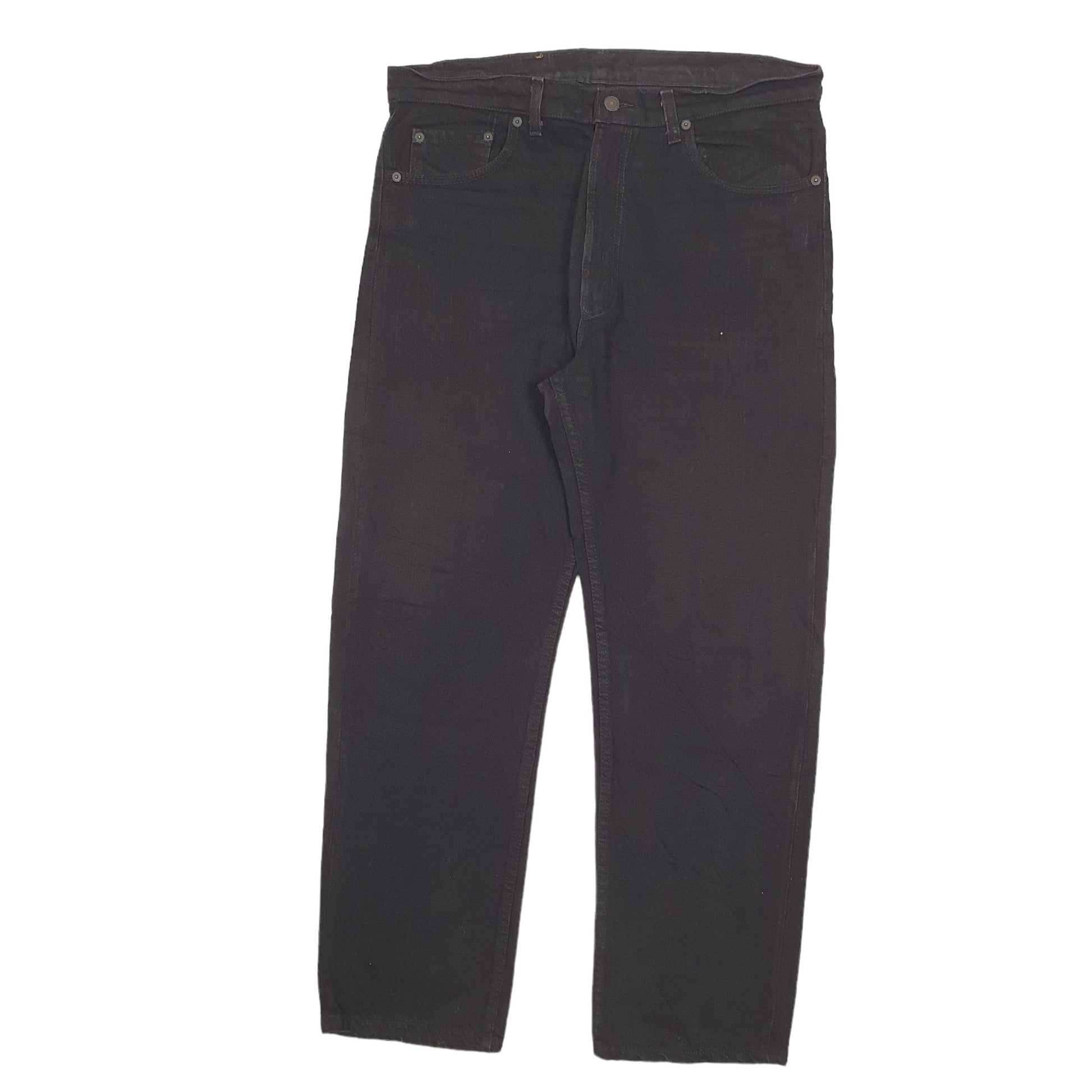 Mens Black Levis  505 JeansW36 L30