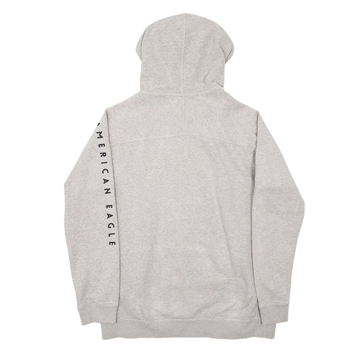 Mens Grey American Eagles  Hoodie Jumper