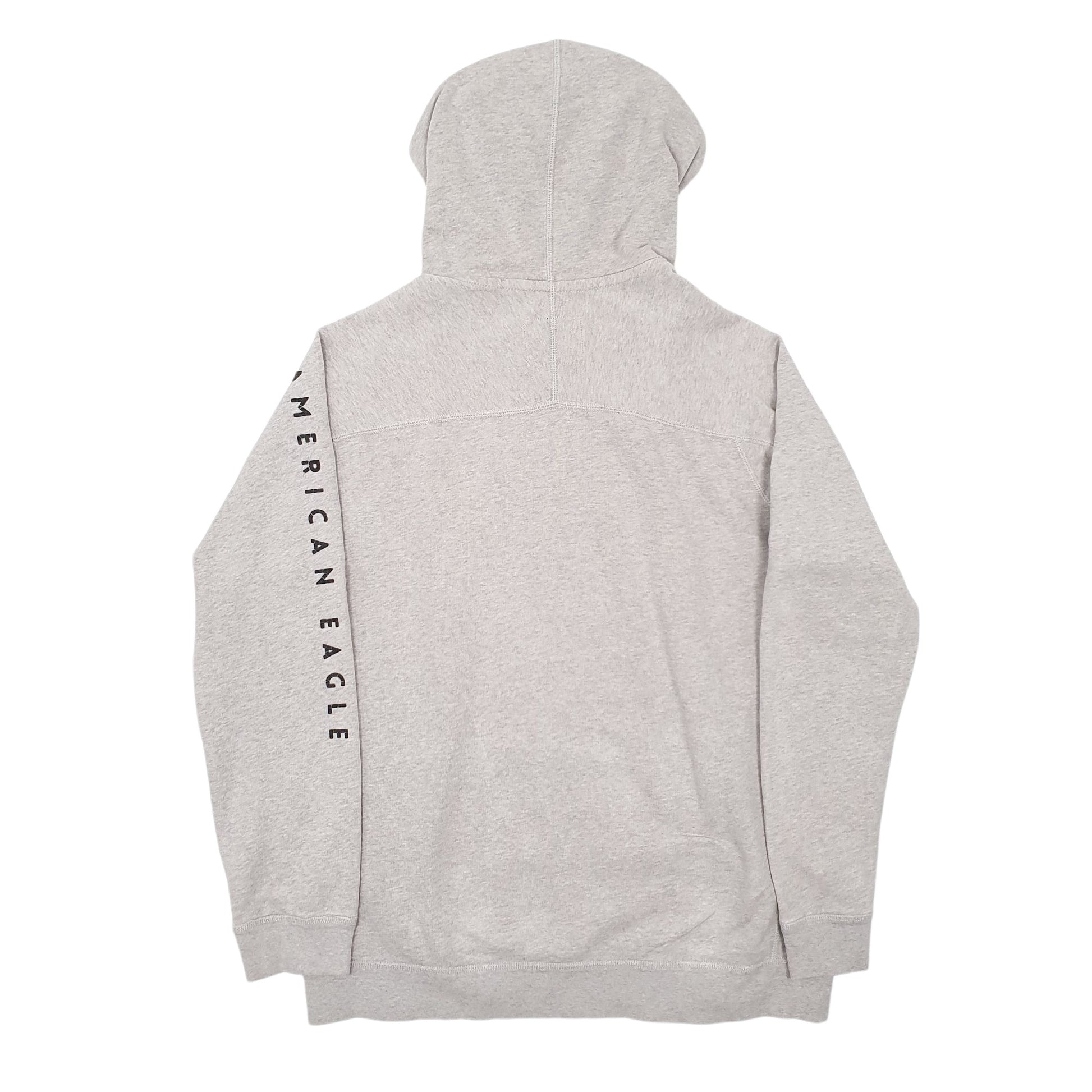 Mens Grey American Eagles  Hoodie Jumper