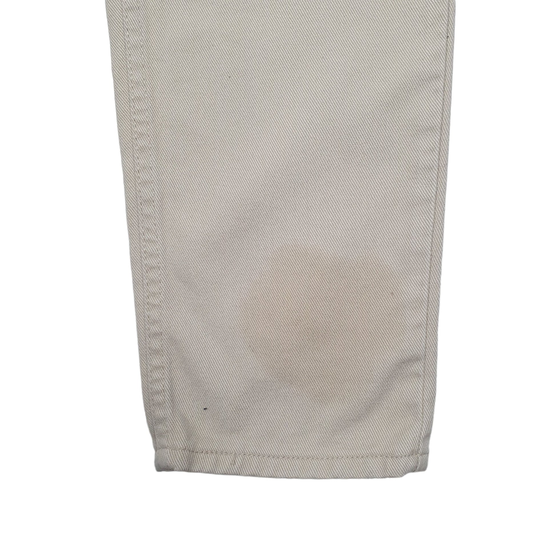 Womens Cream Levis Made In USA Vintage 1990s 550 JeansW28 L32