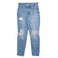 Womens Blue Old Navy Distressed  Stretch Fit Casual JeansW28 L27