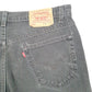 Mens Black Levis Denim Jeans Jorts Vintage 2000s 550 Relaxed Baggy Denim Shorts