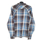 Womens Blue Levis Flannel Lumberjack Long Sleeve Shirt