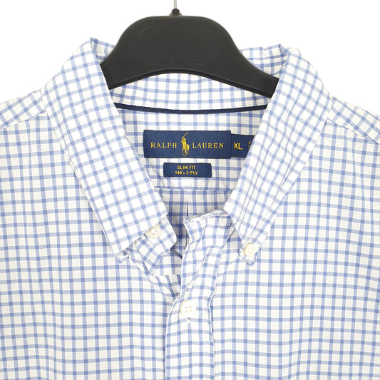 Mens White Ralph Lauren  Long Sleeve Shirt