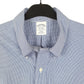 Mens Blue Brooks Brothers Houndstooth Long Sleeve Shirt