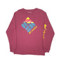 Mens Burgundy Columbia Sportswear  Long Sleeve T Shirt