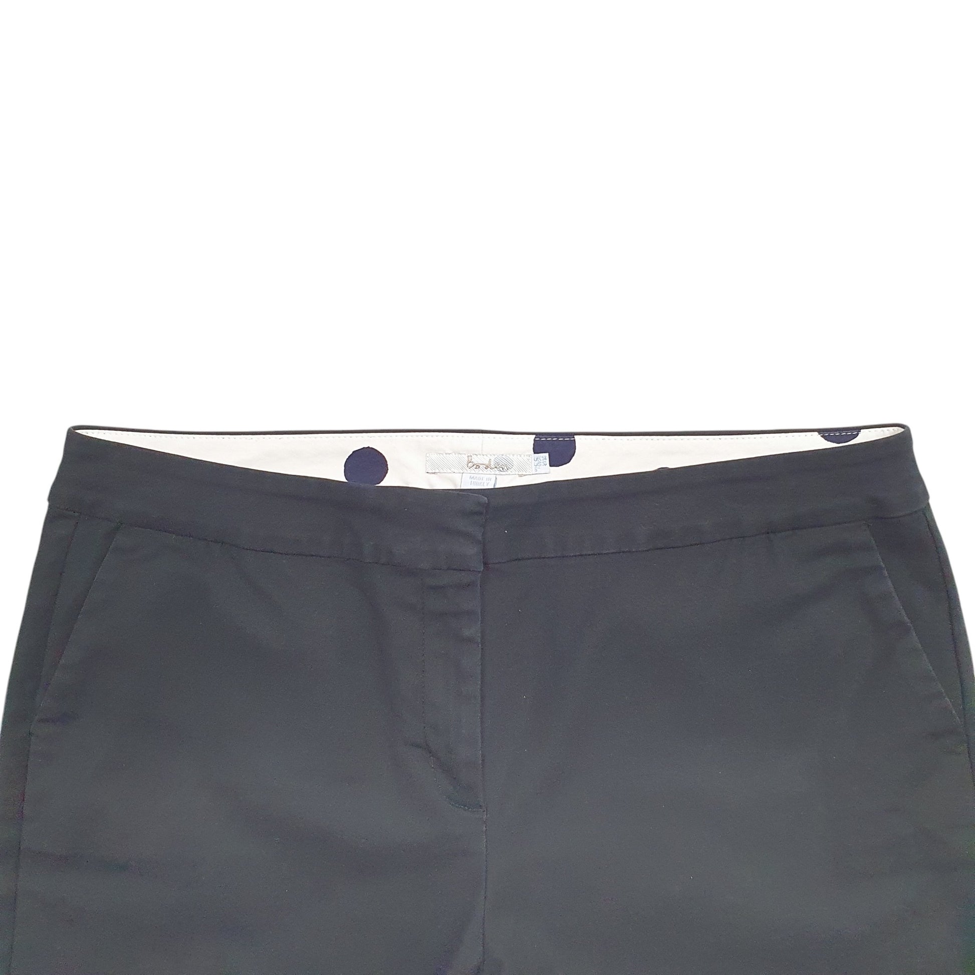 Womens Black Boden  Chino Shorts