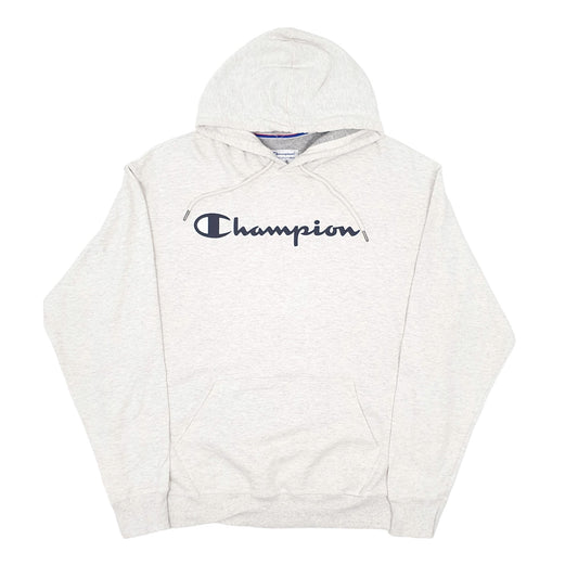 Mens Grey Champion  Hoodie Jumper
