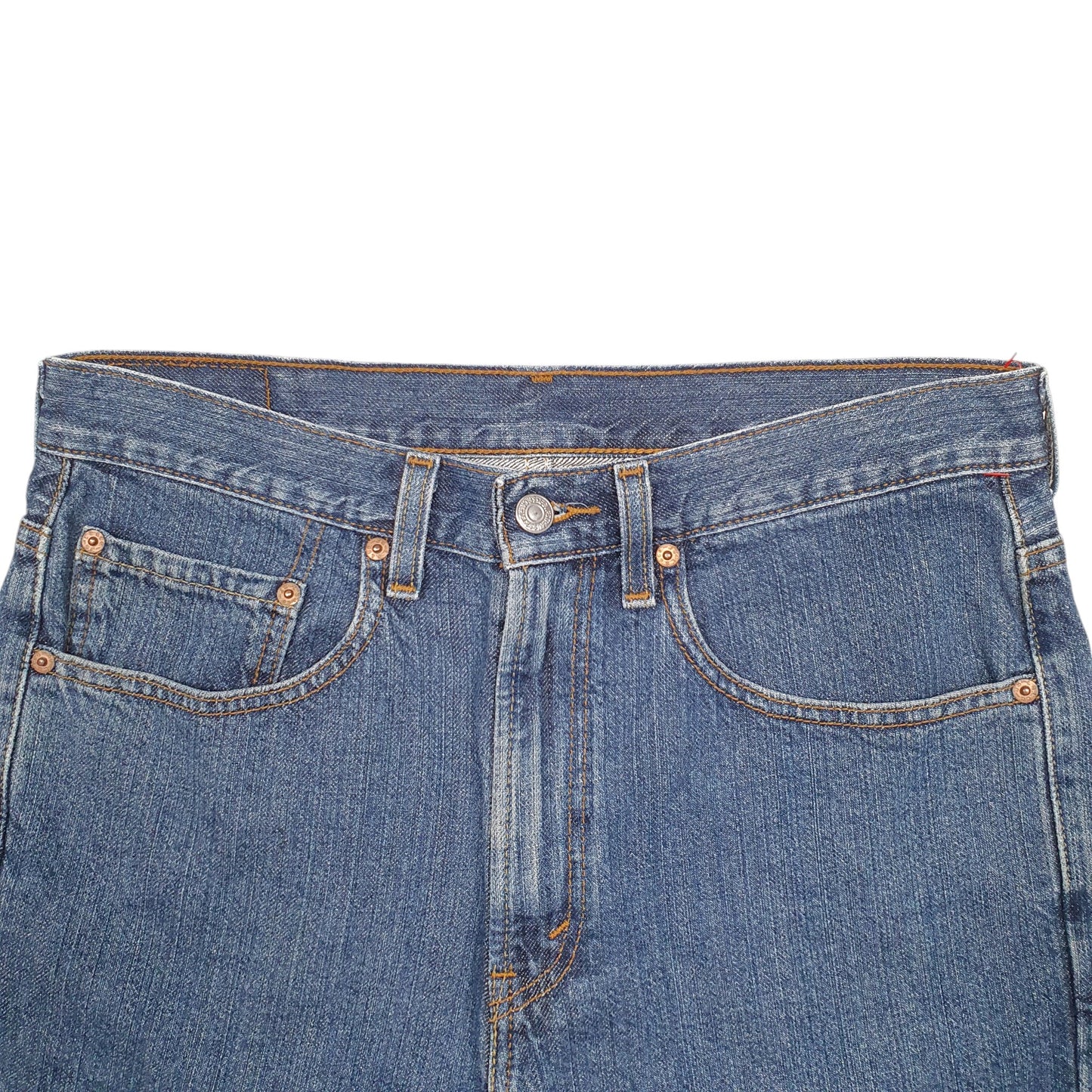 Mens Blue Levis Denim Jeans Jorts 505 Denim Shorts