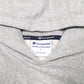 Mens Grey Champion Script Hoodie Jumper