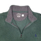 Mens Green Polo Ralph Lauren  Quarter Zip Jumper