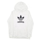 Mens White Adidas  Hoodie Jumper