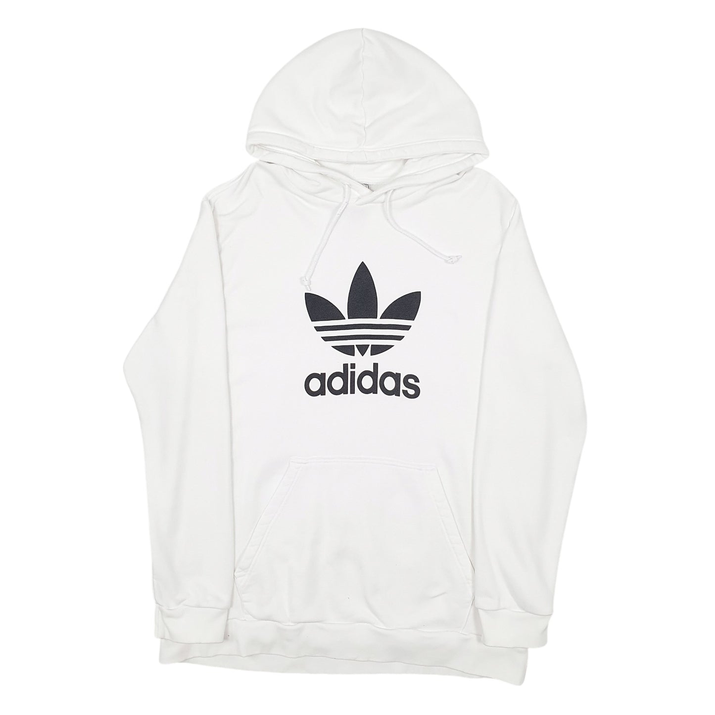 Mens White Adidas  Hoodie Jumper